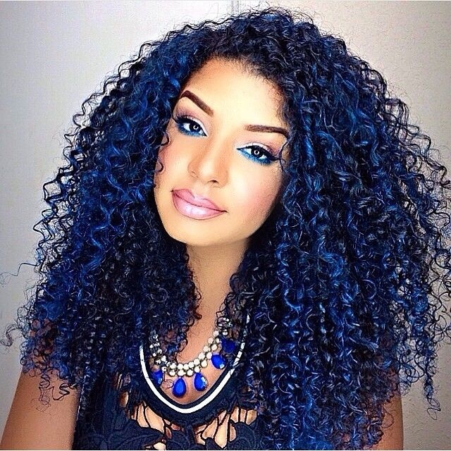 Get Inspired By These 17 Daringly Dark Blue Hairstyles