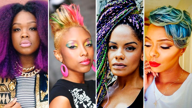 Rock The Rainbow: 23 Wild Color Hair Moments That Made Us Do A Double Take