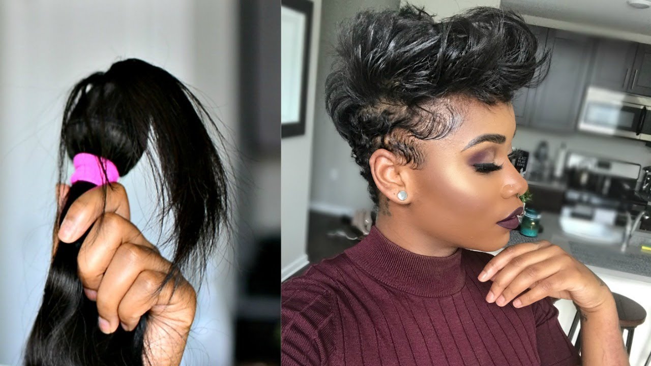 Short Hair Slay! Watch This Blogger Use Braid-In Bundles To Transform Her Short  Cut
