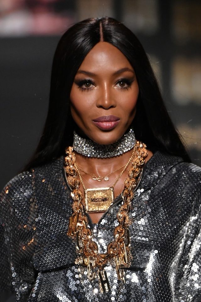 Naomi Campbell Reveals Under-The-Wig Cornrows