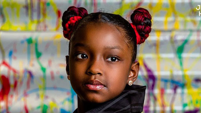 8-Year-Old With Colorful Braids Gets Pro Photoshoot After Schools Bans Her  From Picture Day